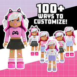 MY AVASTARS Fashion Doll - Pink_Playz with 2 Outfits and 100+ Ways to Customize