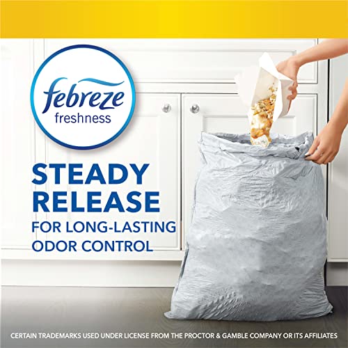 Glad Trash Bags, ForceFlex Tall Kitchen Drawstring Garbage Bags,13 Gal, Gain Original with Febreze, 80 Ct