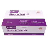 Preview Strep A Test 25 Tests Strips Rapid Strep Test for Group A Strep Throat Swab Test Kit