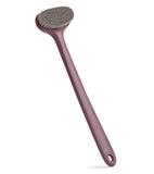 surlees Back Scrubber for Shower, Bath and Body Brush for Elderly, Men and Women, 15 Inch / 38 CM (Purple, Soft-6)