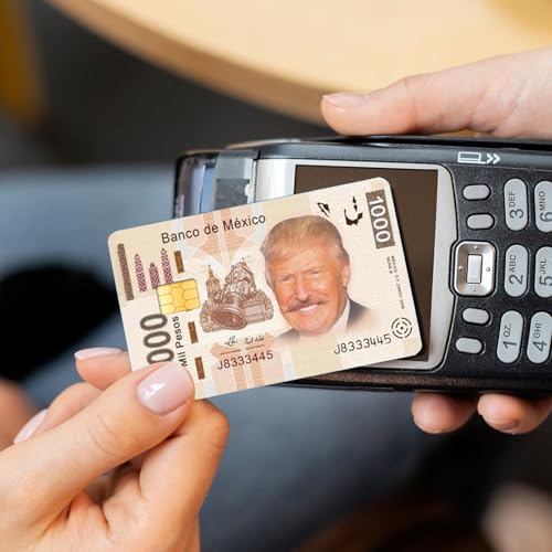 Donald Trump 2024 Credit Card Skin, 4PCs Donald Trump Debit Card Skin Sticker Cover, Credit Card Sticker for Key Transportation Debit Credit Card, Waterproof Debit Card Skin Cover