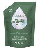 Puracy Foaming Hand Soap, Gently Scented with Real Cucumber & Mint, Perfume-Free, Sulfate-Free Natural Hand Wash Foam Set, Moisturizing Skin Cleanser, 8.5 Fl Oz (Pack of 3)