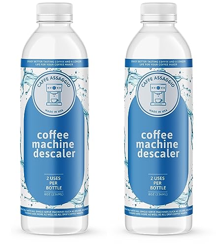 Descaling Solution (4 Uses) Universal Coffee Machine Descaler for Keurig Coffee Machines, Descaler for Nespresso Coffee Machine Delonghi Descaler Breville Descaling Solution Made in USA