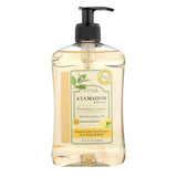 A LA MAISON Liquid Soap, Lavender, Peach, Lemon - Uses: Hand and Body, Triple Milled, Essential Oils, Plant Based, Vegan, Cruelty-Free, Alcohol & Paraben Free (16.9 oz, 3 Pack)