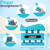 DICYWUDI Grip Strength Trainer, Finger Strength Trainer for Grip Strength Training for Fingers, Wrists, and Hands for Home, Office, Gym, Climbing, Athletes, Musicians, and Therapy