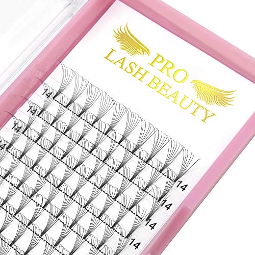 Premade Volume Eyelash Extensions Short Stem 8D-C-0.07-10 Premade Fans Eyelash Extensions Volume Lash Extensions .07 .10 Pre made Lash Fans C D Curl (8D-C-0.07,10mm)