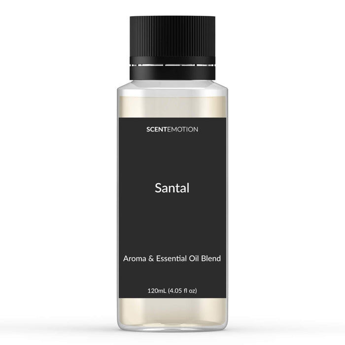 Hotel Scents Santal 120mL Essential Oil Blend for Aromatherapy Diffuser Oil, Humidifier - Sandalwood, Musk and Papyrus - Hotel Collection - Home Luxury Scents (Santal, 4.05 Fl Oz - 120mL)