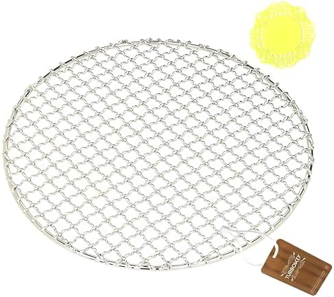 Cooling Rack Dia 7" Round Stainless Steel Cross Wire Barbecue Carbon Baking Net Grill Pan Grate for Instant Pot/Pressure Cooker/Oven (180mm/7")