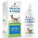 Dr. Harvey's Health & Shine Omega 3 Fish Oil for Dogs from Wild Caught Cod, Mackerel, Herring, Anchovies and Sardines - Supports Beautiful Fur, Strong Joints and Itchy Allergy Relief (16 FL OZ)