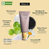 Haruharu Wonder Black Rice Pure Mineral Relief Daily Sunscreen, SPF50+/PA++++, Broad Spectrum UVA/UVB, Octinoxate & Oxybenzone Free, Hyaluronic Acid, Niacinamide (50ml / 1.69fl.oz)