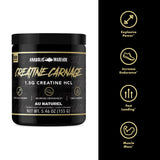 Creatine Carnage, Creatine HCL, Supports Optimal Strength, Endurance, Muscle Mass, and Fast Loading*