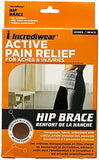 Incrediwear Hip Brace – Hip Brace for Women and Men, Supports Hip Pain Relief and Aids Hip Injury Recovery, Reduces Swelling, Designed for Support, Comfort, & Mobility (Left Leg, Medium)