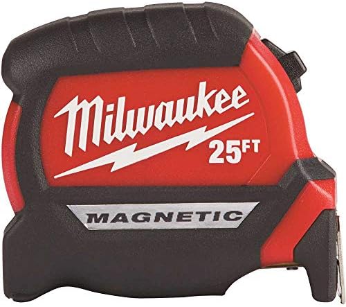 Milwaukee Electric Tool 25Ft Compact Magnetic Tape Mea