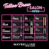 MAYBELLINE New York Tattoo Brow Semi Permanent 36Hr Eyebrow Pencil Longlasting Thicker Fuller Eyebrows Medium Brown 05