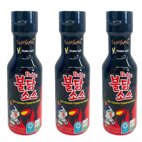 Samyang Buldak Spicy Chicken Sauce Original 7.05 oz x3 Bottles