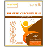 Live To Shine Turmeric Curcumin Topical Patches - 30 Days Supply – USA Made