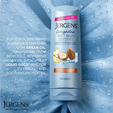 Jergens Wet Skin Body Moisturizer with Restoring Argan Oil, 10 Ounces, 4X Healthier Looking Skin, Fast-Absorbing, Non-Greasy, Dermatologist Tested (Pack of 4)