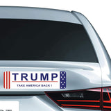 KATISHYRO 4 Pack Reflective Trump 2024 Car Magnet Stickers Trump 2024 Stickers, Take America Back Elect President Donald Trump Gifts 2024 Election Patriotic Highly, Waterproof Magnetic Bumper Stickers