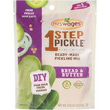 Mrs. Wages 1 Step Pickle Bread & Butter Pickling Mix, 8.93 Oz Pouch (VALUE PACK of 6)