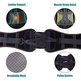 King of Kings Lower Back Brace Pain Relief with Pulley System - Lumbar Support Belt for Women and Men - Adjustable Waist Straps for Sciatica, Spinal Stenosis, Scoliosis or Herniated Disc -XLarge