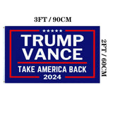 Jayus Donald Trump Vance 2024 Flag 2x3 FT for President Made in USA- Double Sided Trump 2024 Take American Back Flags with 2 Brass Grommets for Outdoor Yard Lawn Banner Sign