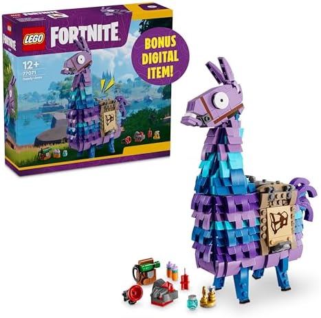 LEGO Fortnite Supply Llama Building Set - Kids Toy for Gamers, Ages 12+ - Display Model, Collectible Fortnite Toy - Gift for Boys & Girls - 77071