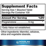 Douglas Laboratories Pregnenolone 5 mg | Nutritional Supplement | Brain, Ovaries, Liver, Hormone Support* | 100 Tablets