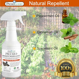 Rodent Repellent Spray by Premo Guard - 32 oz - Natural Child & Pet Safe - Uses Peppermint Oil to Repel Mice, Rats, Skunks, Raccoons, Deer & Other Unwanted Animals - Ready to Use for Indoor & Outdoor