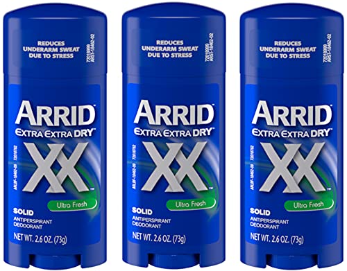 Arrid XX Solid Antiperspirant & Deodorant-Ultra Fresh-2.7 oz (Quantity of 3)