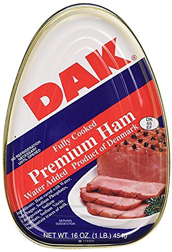 DAK, Premium Ham, 16oz Can (Pack of 10)