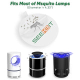 20PCS Mosquito Trap Refill Glue Boards for Indoor Insect Traps with 4.3" or Bigger Bottom Tray, 4.3" Mosquito Lamp Refillable Glue Pads Fits Most Models Indoor Mosquito Traps Bug Catcher