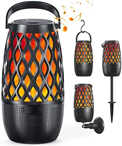 Outdoor Speakers Gift for Men Bluetooth Speaker with lighs Multi-Sync up to 100 Speakers HD Stereo Sound Cool Tech Gadgets for Him IPX5 Waterproof for Hot Tub,Outside,Patio,Porch