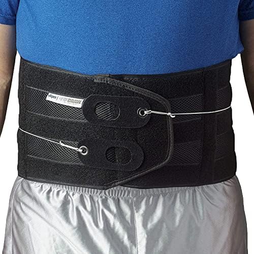 ASPEN Medical Products Quikdraw PRO Back Brace with Pulley System Lower-Back and Lumbar Pain Relief for Men and Women, Breathable, Large…