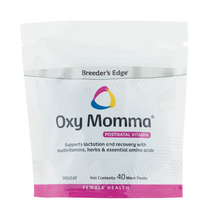 Revival Animal Health Breeder's Edge Oxy Momma- Nursing & Recovery Supplement- 40ct Meat Treats (Packaging May Vary)