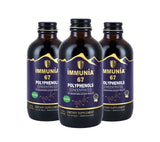 Immunia 67 polyphenols - Elderberry Concentrate and Antioxidant Fruits. Antioxidant Supplement. Concentrate of 67 polyphenols (Anthocyanins, Quercetins, Resveratrols) 3 Bottles