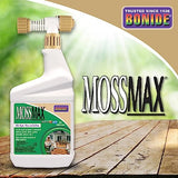 Bonide MossMax, 32 oz Ready-to-Spray Control for Algae, Moss and Lichens, Outdoor Home and Garden Use, Nonstaining Formula