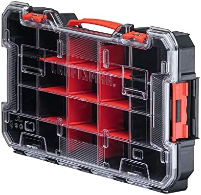 CRAFTSMAN VERSASTACK Storage Organizer, Small Parts Organizer, 20-Compartments, Lid Includes Secure Latch (CMST17828)