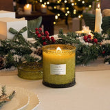 LA JOLIE MUSE Christmas Candles, Fir & Cedarwood Scented Candle, 19.4 Oz Large Winter Holiday Gift Candle, Wood Wicked Candle for Home Scented, Long Burning Glass Jar Candle