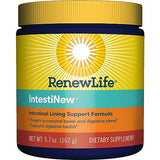 Renew Life IntestiNew Intestinal Lining Support Formula, Powder Supplement Supports Digestive Health, L-Glutamine, Dairy, Soy and gluten-free, 5.7 oz.