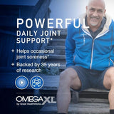 OmegaXL Joint Support Supplement, for Relief - Natural Muscle Support, Green Lipped Mussel Oil, Soft Gel Pills, Drug-Free, 60 Count