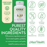 Kyolic Organic Garlic Supplement - Certified Kosher Garlic Tablets with Kyolic Aged Garlic Extract for Herbal Immune Support - Enzyme Blend for High Absorption - Vegetarian Garlic Pills - 180 Count