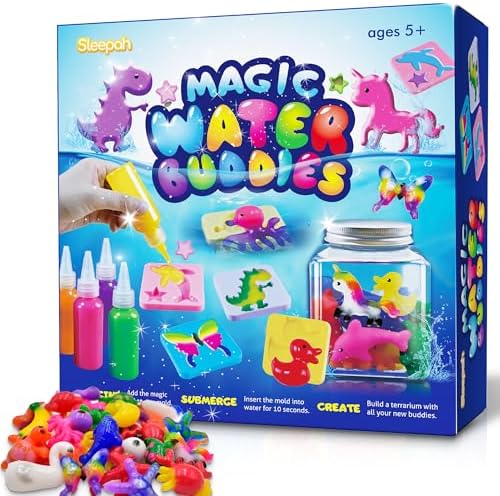 Aqua Fairy Water Gel Kit for Kids – Magic Water Elf Toy – Easter Craft - DIY Squishy Maker – Design Water Buddies - Craft Kits for Kids Make Your Own Squishies Arts & Crafts Boys Girls Ages 5 6 7 8 9