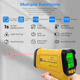 Surpeer Infrared Thermometer pyrometer Temperature Gun -58°F to 1796°F, 30:1 Distance Ratio, Laser IR Temp Gun for Cooking, Pizza Oven, Engine, Kilns, Forges, Industry, and Home Repair.