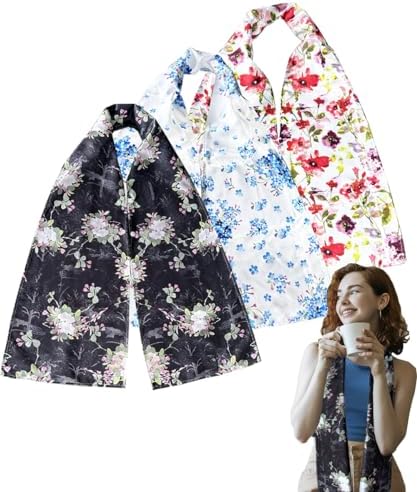 Generic 3 Pack Adult Bibs, Washable Clothing Protector, Reusable Adult Bib Scarf with Snaps for Elderly Women Men, Black