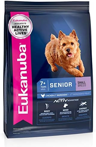Eukanuba Senior Small Breed Dry Dog Food, 5 lb