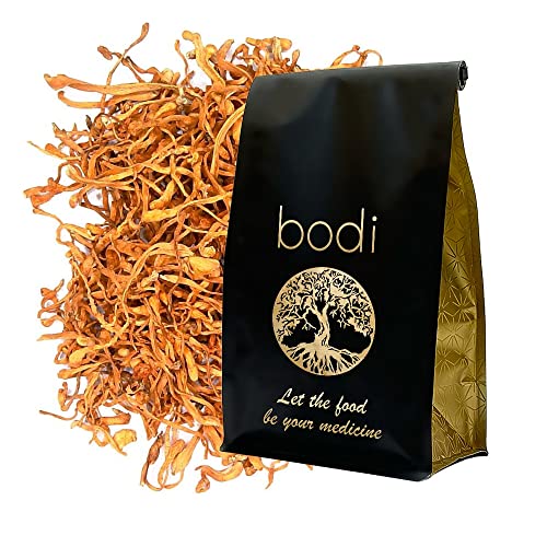 bodi : Cordyceps Mushroom Whole Dried - 4oz to 5lb - 100% Pure Natural Hand Crafted (4 oz)