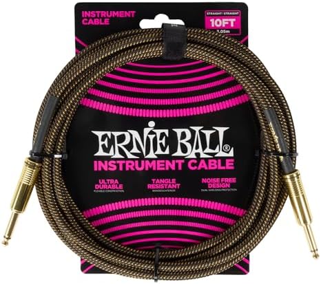 Ernie Ball Instrument Cable, Pay Dirt, 10ft (P06428)
