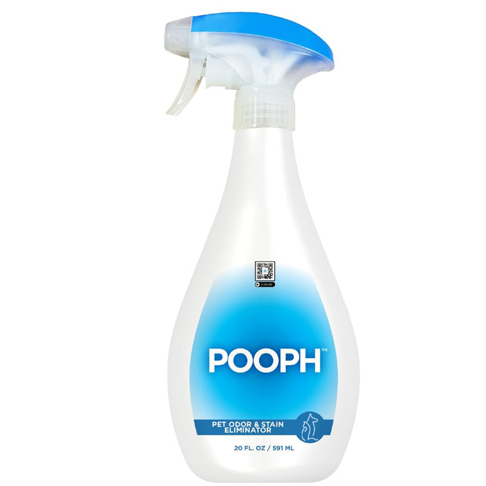 Pooph Pet Odor Eliminator, 20oz Spray - Dismantles Odors on a Molecular Basis, Dogs, Cats, Freshener, Urine, Poop, Pee, Deodorizer, Natures, Puppy, Fresh, Clean, Furniture, Potty, Safe