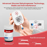 Blood Glucose Test Strips 50pcs & Lancing Devices, Only for Sinocare Safe AQ Smart Glucometer or Safe AQ Voice Glucometer